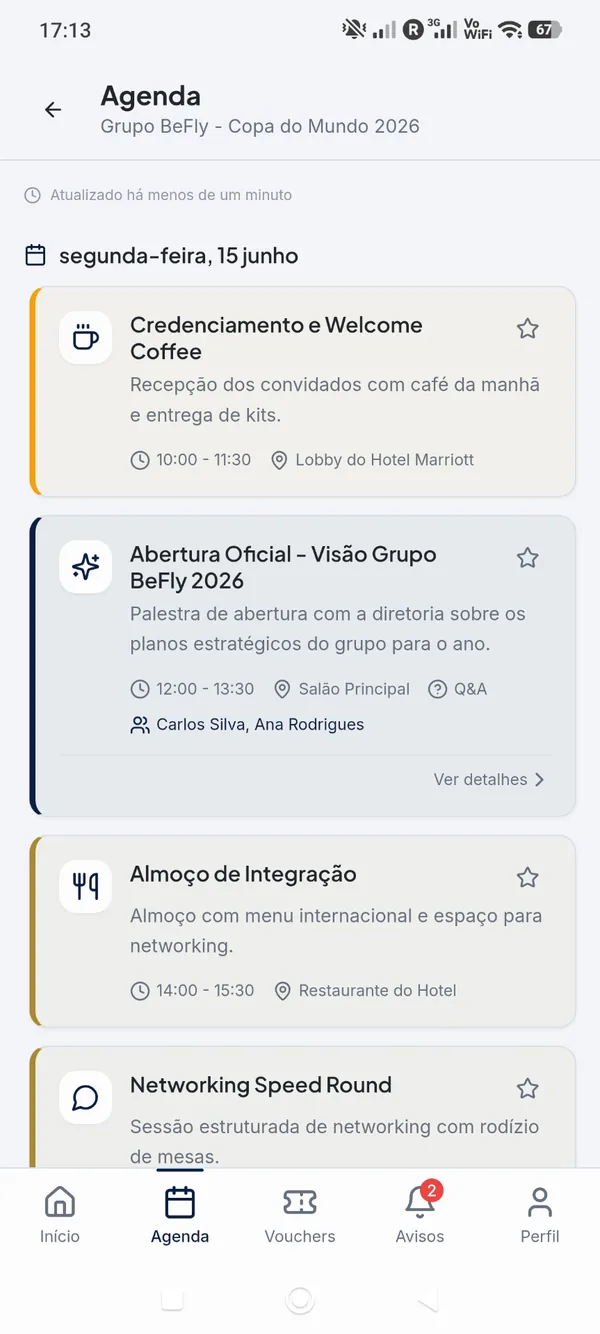 App screen
