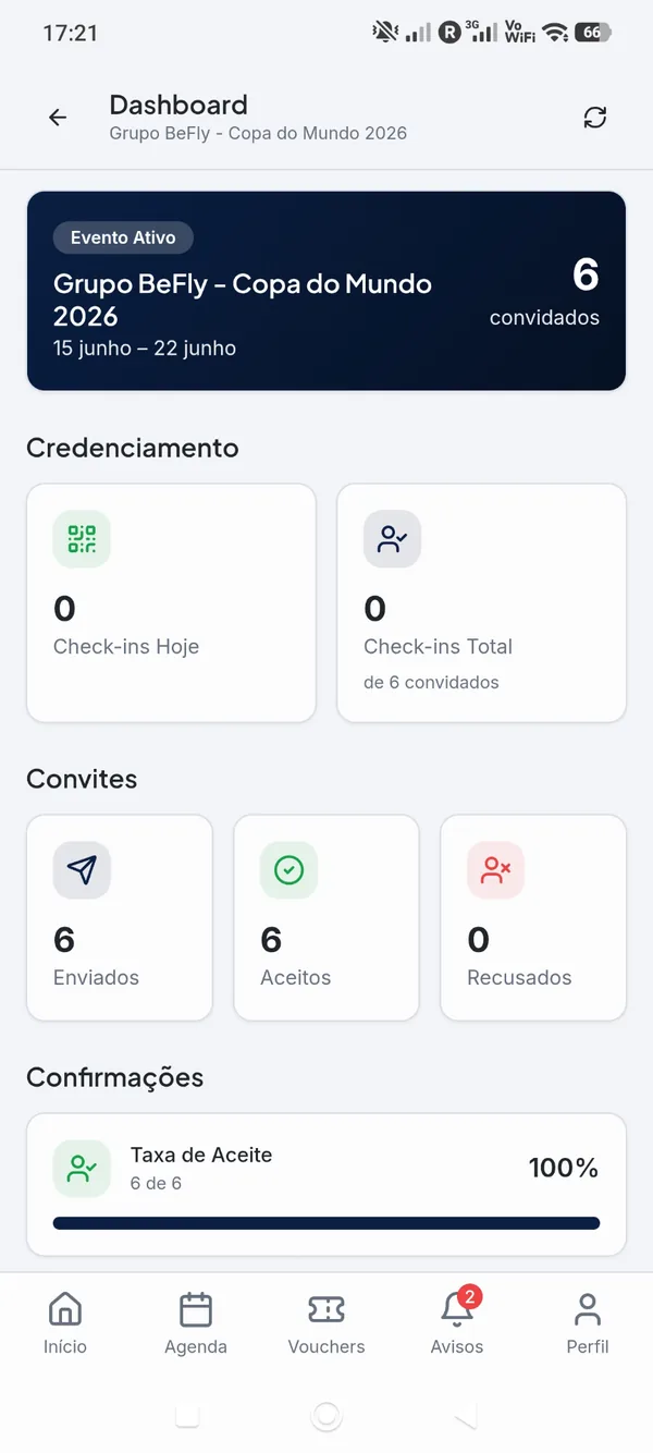 App screen