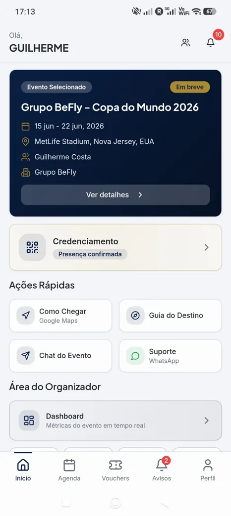 App screen